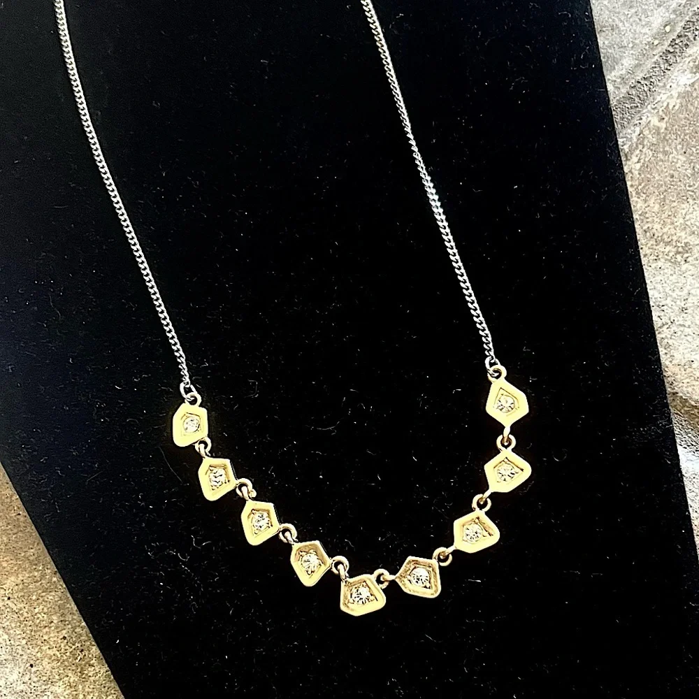 KENNETH COLE Classy Gold and Silver Necklace